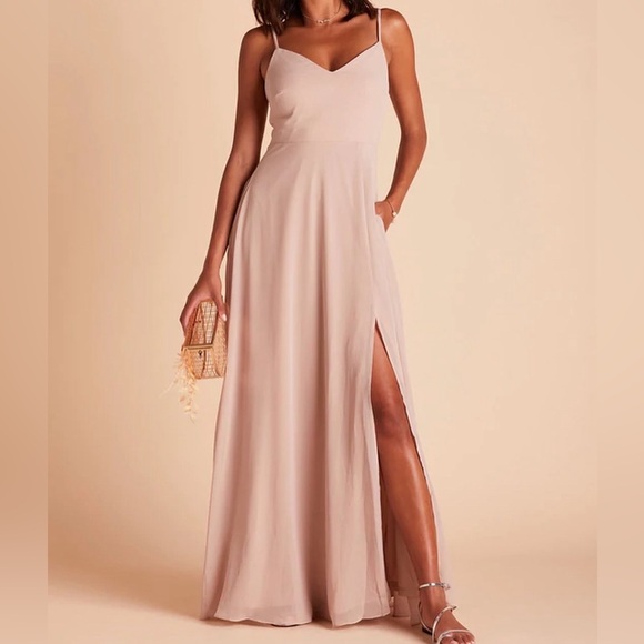 Birdy Grey Taupe Chiffon Dress - Picture 6 of 6